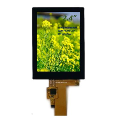 터치 스크린 LCD 모듈 2.4 인치 햇빛 가독 가능한 디스플레이, 2.4 인치 모든 관점 LCD 터치 스크린