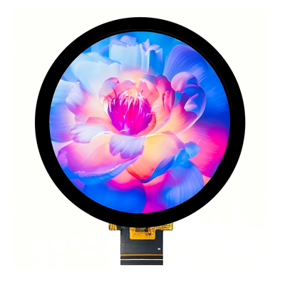 2.8인치 IPS 480x480 원형 TFT LCD 터치 스크린 디스플레이 모듈 ST7701S 산업용 등급 작동 온도 -20°C ~ 70°C
