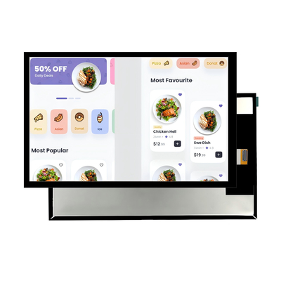 산업용 10.1" 800x1280 LVDS TFT 디스플레이 PCAP 터치 (SFTO1010YX-7239BCT) - IPS, Wide Temp, RoHS/REACH