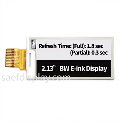 2.13" E Ink Display Module  - 122×250 SPI, Ultra-Low Power, ESL Industrial-Grade e-Paper | Factory Direct