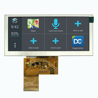 PCAP 전기 용량 터치와 800x320 직사각형 형태 TFT LCD 스크린 4.6 인치