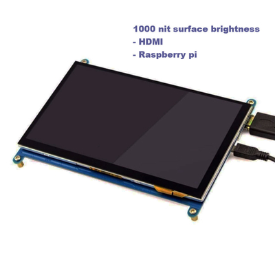 전기 용량 터치스크린을 가진 나무 딸기 파이 7 인치 HDMI TFT LCD 디스플레이