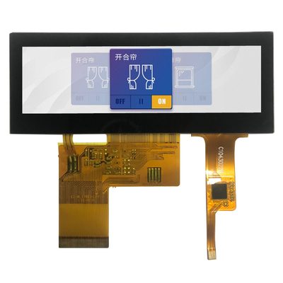 전기 용량 터치 스크린 40 핀과 480x128 3.9 인치 RGB TFT LCD 모듈