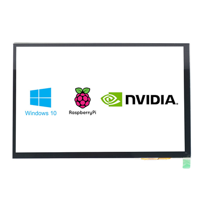 적합한 라즈베리 파이와 300 cd/m2-1000cd/m2 PCAP 터치 디스플레이 10.1 인치 HDMI