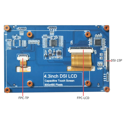 라즈베리 파이로 파일 디스플레이 TFT에게 적합한 4.3 인치 HDMI 전기 용량 터치 TFT 화면을 청구하기