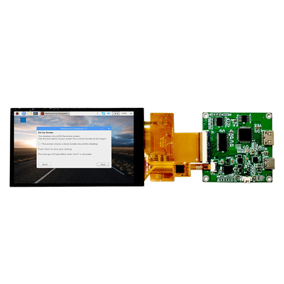 전기 용량 터치 HDMI 라즈베리 파이 4 Dsi 디스플레이 4.3 인치 800x480 가득 찬 시야 각도