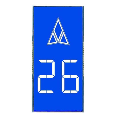 맞춤형 7 세그먼트 LCD 디스플레이 오존 애니온 살균 기계, 신선한 공기 컨트롤러, VA 검은 배경 LCD
