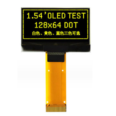 1.54인치 OLED SSD1309 모노크롬 디스플레이와 병렬 및 4 와이어 SPI 인터페이스