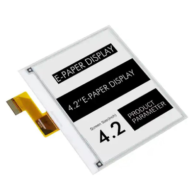 400x300 점 4.2 인치 정적 3색 전자 잉크 화면 전자 종이 라벨 초저전력 전자 종이