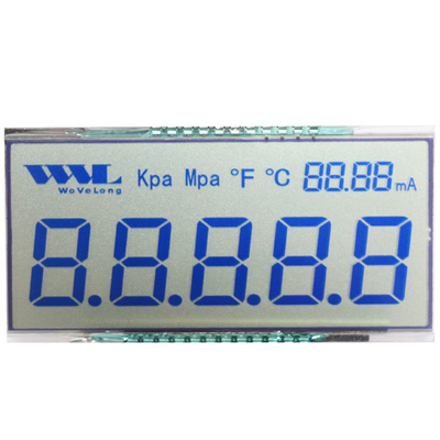 맞춤형 TN LCD 패널, 전압, 전류, 온도, 전력 문자/세그먼트