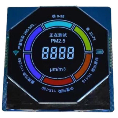 포크리프트 가이드 클러스터 번호 디스플레이를 위한 사용자 정의 세그먼트 LCD 디스플레이, 모노크롬 LCD 디스플레이