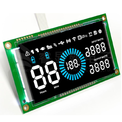 중국 LCD 제조업체 맞춤형 세그먼트 COB HT1621 DP1621 IC SPI MUC 인터페이스 LCD 디스플레이 화면 모듈