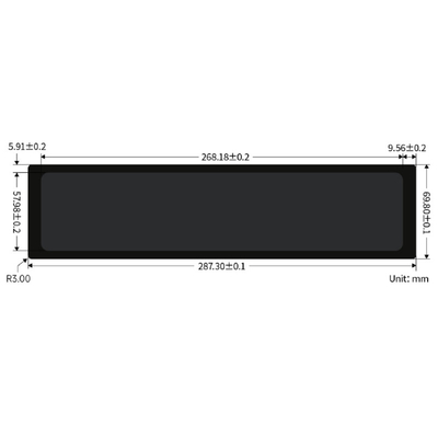 11.9인치 스트레칭 HD 용량 터치 모니터는 라즈베리 파이 제트슨 나노와 윈도우를 조정 가능한 밝기로 지원합니다