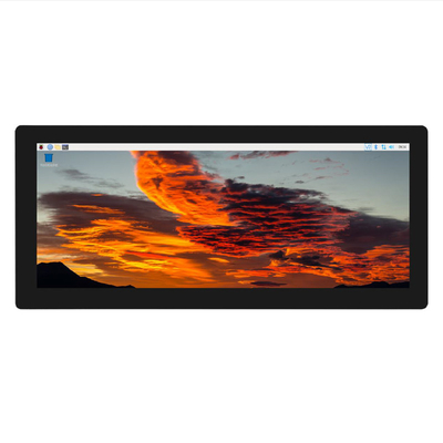 스트레치드 디스플레이 12.3" 인치 TFT LCD 바 1920x720 점 LVDS IPS HD 자동차 등급 광고 플레이어