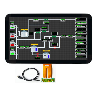 높은 밝기 1000Nits 21.5 인치 IPS TFT LCD 디스플레이 LVDS 인터페이스와 FHD 해상도