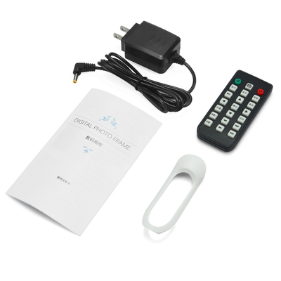 벽에 장착 된 10.1 인치 디지털 사진 프레임 1280x800 IPS 화면 자동 회전 이미지 및 비디오 기능