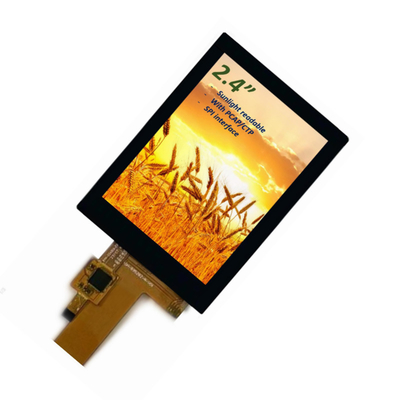 터치 스크린 LCD 모듈 2.4 인치 햇빛 가독 가능한 디스플레이, 2.4 인치 모든 관점 LCD 터치 스크린