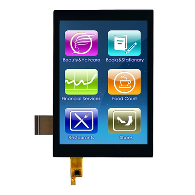 PCAP TFT 디스플레이 4 인치 (3.97"), 4 인치 TFT LCD SPI+RGB 인터페이스 IPS 용량 터치 스크린