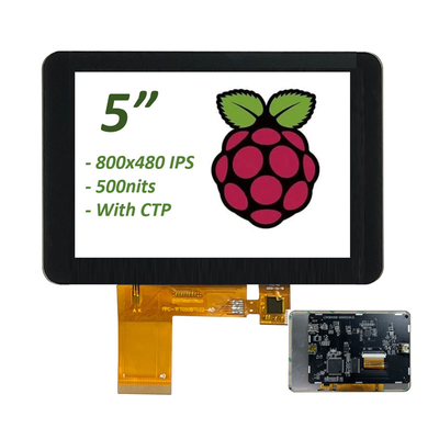 5&quot; 라즈베리 파이 호환 HDMI TFT 터치 스크린 800x480 IPS
