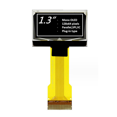 1.3인치 모노크롬 OLED 디스플레이 모듈 128x64 픽셀 화이트/블루 선택