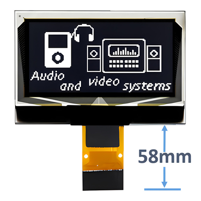 1.3인치 OLED 디스플레이 모듈 128x64 16 핀 ZIF 연결 CH1116 드라이버