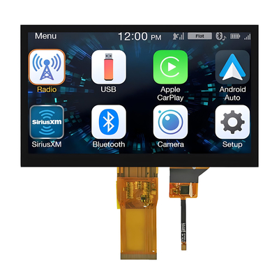 7 &quot; 인치 IPS TFT LCD 터치 1024x600 가득 찬 시야 각도 RGB 인터페이스