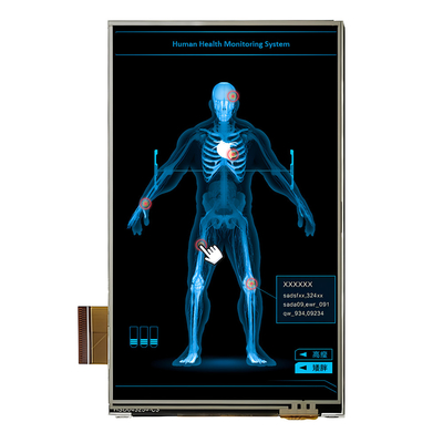 공장 가격 4.3 인치 RGB TFT 디스플레이 480x800 픽셀 수직 LCD