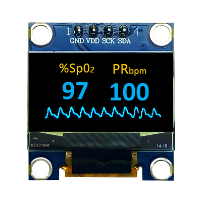 128x64 0.96인치 OLED 디스플레이 I2C 인터페이스 컴팩트 사이즈 50 평생 주식