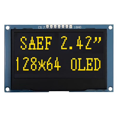 2.42인치 7핀 SPI 인터페이스 OLED 제어판 SSD1309/SPD0301 드라이버 IC