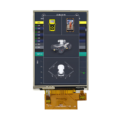 2.4인치 고 밝기 800nits IPS TFT 디스플레이 240x320 점 행렬 모듈