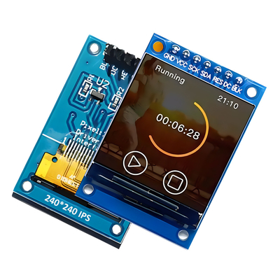 1.3&quot; SPI TFT LCD 디스플레이 화면 모듈 ST7789 240x240 3.3V 65K 풀 컬러 51 STM32 아두이노용