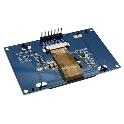 2.42인치 7핀 SPI 인터페이스 OLED 제어판 SSD1309/SPD0301 드라이버 IC