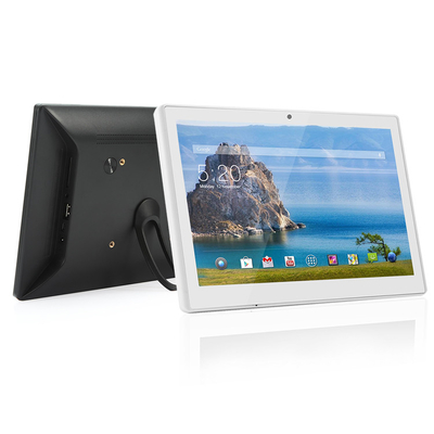 벽에 장착된 10.1 인치 안드로이드 11 OS 와이파이 POE JR45 포트