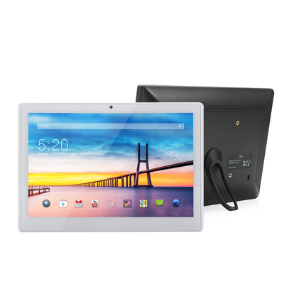 벽에 장착된 10.1 인치 안드로이드 11 OS 와이파이 POE JR45 포트