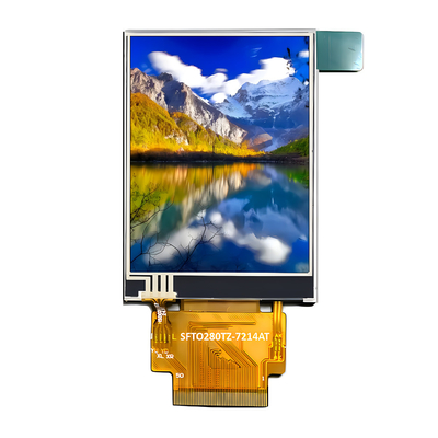 1000nits 2.8 인치 고 밝기 TFT LCD 디스플레이 240 X 320 점 IPS MCU 및 RGB 인터페이스
