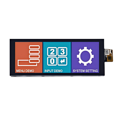 높은 밝기 800nits 6.86 인치 IPS TFT LCD 디스플레이 1280*480 점 CTP와 MIPI 인터페이스