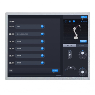 높은 밝기 1000nits 12.1 인치 IPS TFT LCD 디스플레이 1024*768 점 LVDS 인터페이스