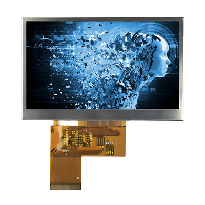 4.3-인치 고 밝기 1000nits TFT LCD 모듈 480x272 해상도 및 옵션 터치 화면