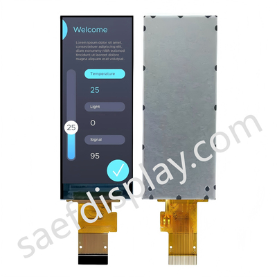 2.2-인치 슬림 IPS TFT LCD 디스플레이 모듈- 200x480 해상도, MIPI 인터페이스, 높은 밝기 570 니트