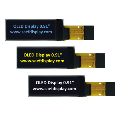 0.91인치 OLED 디스플레이 - 128X32 해상도, 저전력, SPI 인터페이스