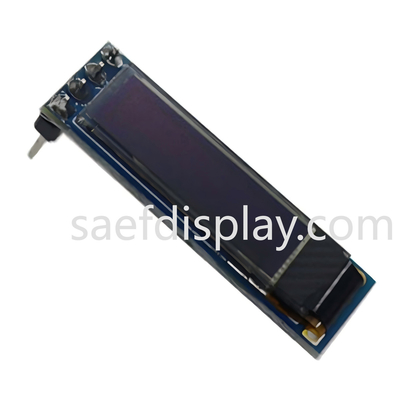 0.69인치 OLED 디스플레이 모듈 - 96x16 I2C, SSD1306 IC, 흰색, 아두이노 호환