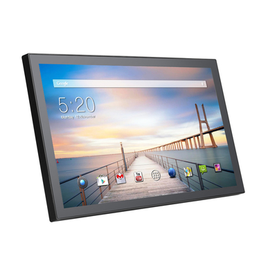 18.5인치 벽에 장착된 안드로이드 AIO 태블릿 PC KR3288 IPS 디스플레이 POE RJ45 포트 카메라가 없습니다