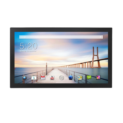 18.5인치 벽에 장착된 안드로이드 AIO 태블릿 PC KR3288 IPS 디스플레이 POE RJ45 포트 카메라가 없습니다