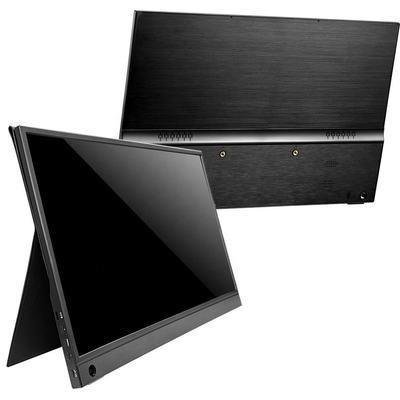 13.3 인치 터치 스크린 휴대용 모니터, USB C 휴대용 게임 모니터 데스크톱 스탠드