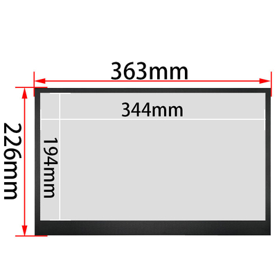 15.6인치 HDMI LCD 휴대용 모니터 HD 해상도 1920*1080 픽셀 산업 제어 보안 감시용