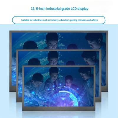 15.6인치 산업용 금속 터치스크린 디스플레이 풀 HD 1920x1080 IPS 패널, 10포인트 정전식 터치