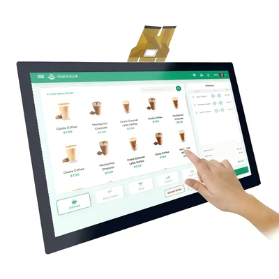 23.8" 산업용 TFT LCD 디스플레이 FHD 1080p 0-50°C LVDS RoHS/REACH PCAP 해상도 1920×1080 픽셀 RGB 스트라이프