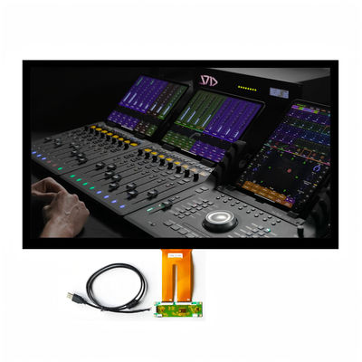 21PCAP 터치와 함께 0.5-인치 고 밝기 FHD TFT 디스플레이 1000 Nits, LVDS 입력, 산업 패널