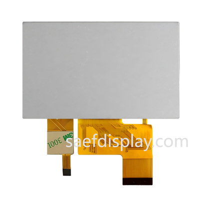 4.3" 1000nit IPS TFT LCD 480×272 RGB 커포시티브 터치 RGB 24비트 병렬 -30°C에서 +80°C (미국/독일)