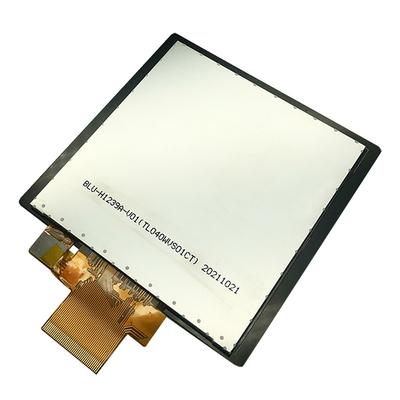 4인치 사각형 산업용 TFT LCD (720x720) PCAP 터치, -20°C~70°C 작동, RGB 인터페이스
